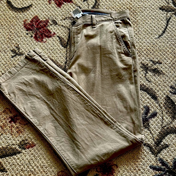 Men’s Ultimate Flex Khaki Pants 36”W X 34”L Urban Pipeline 96% Cotton Beige Good - Picture 6 of 7